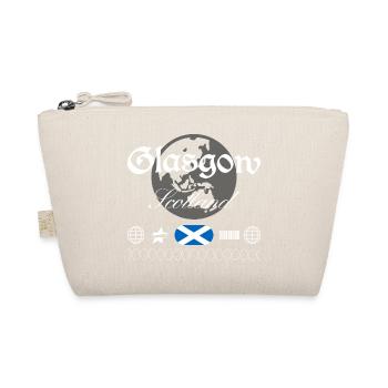 Glasgow Scotland Streetwear Travel Souvenir - Organic Pouch - nature - Front