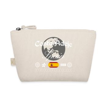 Costa Adeje Spanien Streetwear Reise Souvenir - Bio-Täschchen - Natur - Vorne