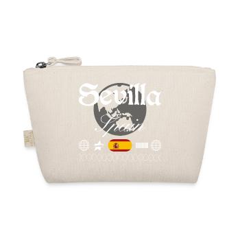 Seville Spain Streetwear Travel Souvenir - Organic Pouch - nature - Front