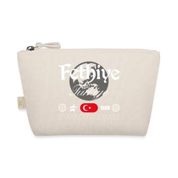 Fethiye Türkei Streetwear Reise Souvenir - Bio-Täschchen - Natur - Vorne