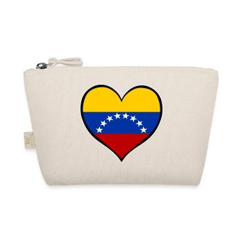 Venezuela Heart Flag - Organic Pouch - nature - Front