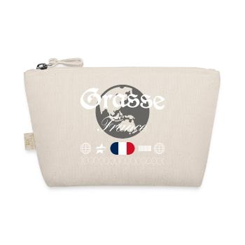 Grasse Frankreich Streetwear Reise Souvenir - Bio-Täschchen - Natur - Vorne