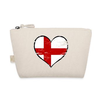 Drapeau du cœur anglais utilisé - Trousse biologique - nature - Devant