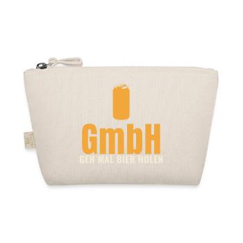 GmbH Geh mal Bier holen lustiger Bier Spruch - Bio-Täschchen - Natur - Vorne