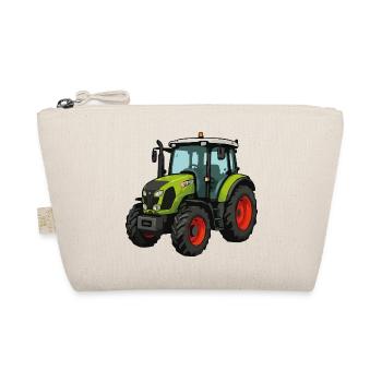 Dessin animé du tracteur vert - Trousse biologique - nature - Devant