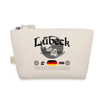 Souvenir de voyage streetwear de Lübeck, Allemagne - Trousse biologique - nature - Devant