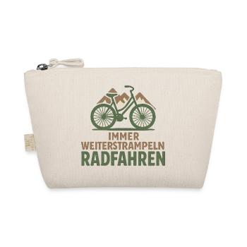 Immer Weiterstrampeln Radfahren - Bio-Täschchen - Natur - Vorne