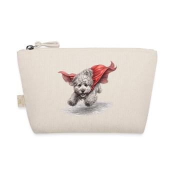 Super Dog Flying to the Rescue - Organic Pouch - nature - Front