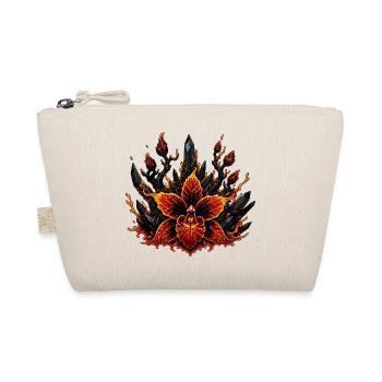 Fire Blossom of Lava Crystals - Organic Pouch - nature - Front