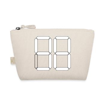 NUMBER 98 Ninety-Eight Gift Digital - Organic Pouch - nature - Front