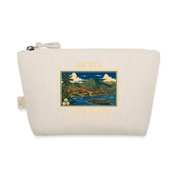 Laos Luang Prabang Marque de voyage vintage - Trousse biologique - nature - Devant