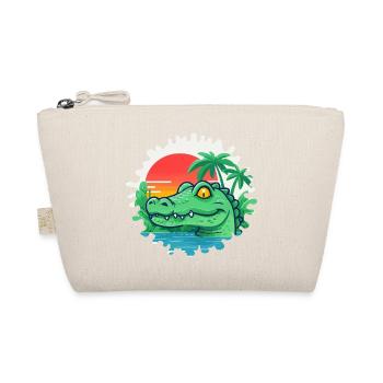 Sunset Alligator Beach - Organic Pouch - nature - Front