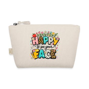 Happy to See Your Face - Organic Pouch - nature - Front