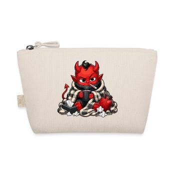 Winter Demon with Hot Drink - Organic Pouch - nature - Front