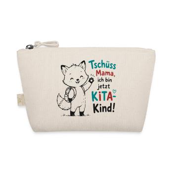 Kita Abschied – Kleiner Fuchs - Bio-Täschchen - Natur - Vorne
