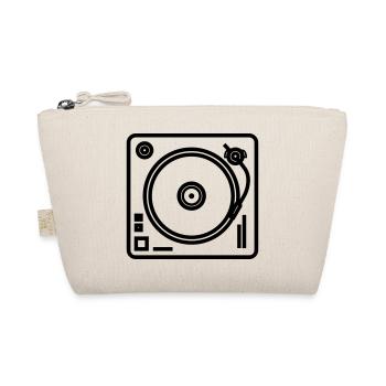 DJ-Plattenspieler - Bio-Täschchen - Natur - Vorne