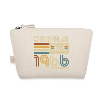 1966 Geburtstag Retro Jahrgang Vintage Geschenk - Bio-Täschchen - Natur - Vorne