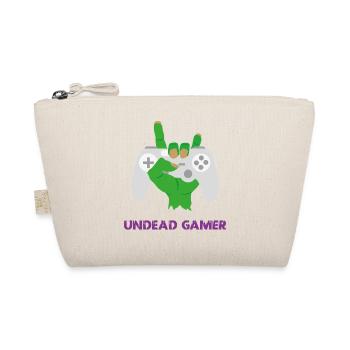 Untoter Gamer-Zombie-Humor - Bio-Täschchen - Natur - Vorne