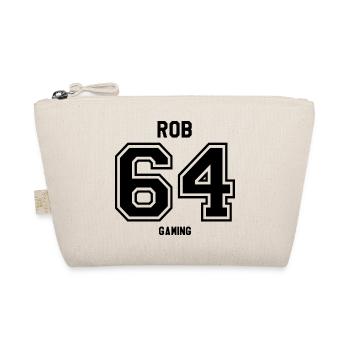 Rob64 Gaming Fan Shirt American Football style - Bio-Täschchen - Natur - Vorne