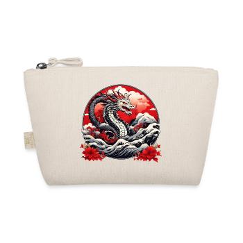 Japanischer Drachen - Bio-Täschchen - Natur - Vorne