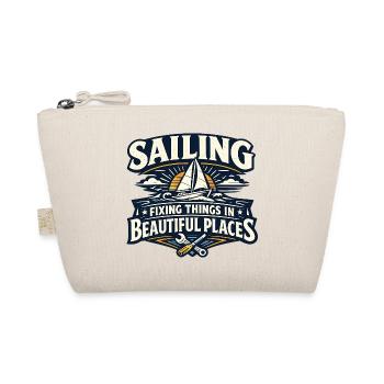 Sailing Repairs - Organic Pouch - nature - Front