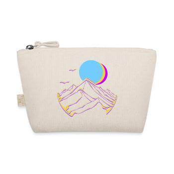 Neonberge Mondsonne Geometrisch Gipfel - Bio-Täschchen - Natur - Vorne