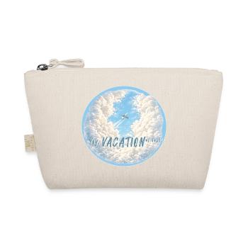 finally vacation airplane finally free clouds - Organic Pouch - nature - Front