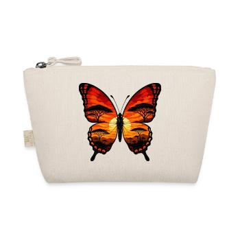 Sunset butterfly in the savannah light - Organic Pouch - nature - Front