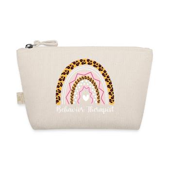 Behavioral Therapist Boho Rainbow Behavior Tech - Organic Pouch - nature - Front