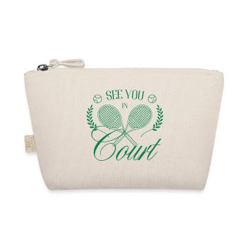 See You in Court Tennis Club - Organic Pouch - nature - Front