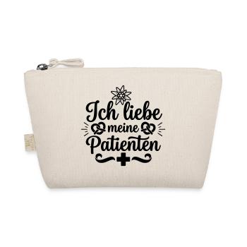 Ich liebe meine Patienten - Bio-Täschchen - Natur - Vorne