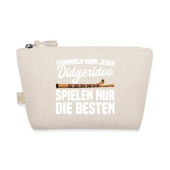 Didgeridoo spielen nur die Besten - Bio-Täschchen - Natur - Vorne