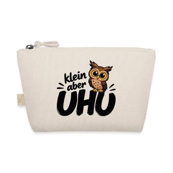 Klein aber UHU - Bio-Täschchen - Natur - Vorne