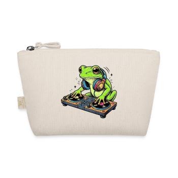 DJ Frosch - Bio-Täschchen - Natur - Vorne