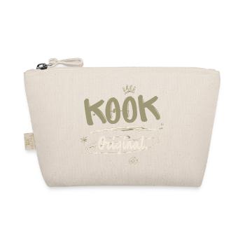 Kook Original Krone Minimalistisch Boho Design - Bio-Täschchen - Natur - Vorne