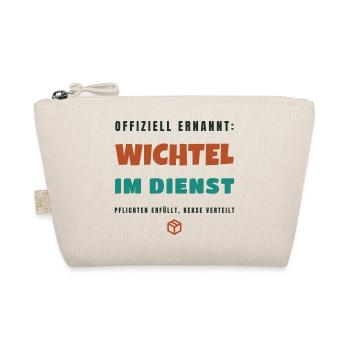 Team Wichtel im Dienst - Pflicht erfüllt Kekse - Bio-Täschchen - Natur - Vorne