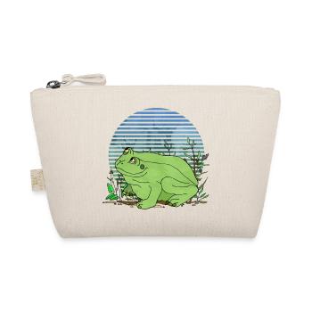 Frosch - Bio-Täschchen - Natur - Vorne