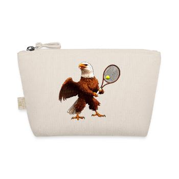 Tennis Adler Eagle - Bio-Täschchen - Natur - Vorne
