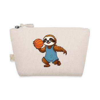 Faultiere Basketball - Bio-Täschchen - Natur - Vorne