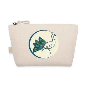 Pfau - Bio-Täschchen - Natur - Vorne