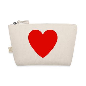 Crimson Heart Emblem - Bio-Täschchen - Natur - Vorne