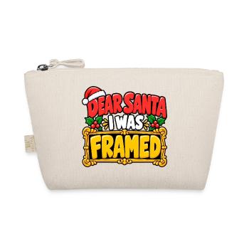 Dear Santa I Was Framed - Bio-Täschchen - Natur - Vorne