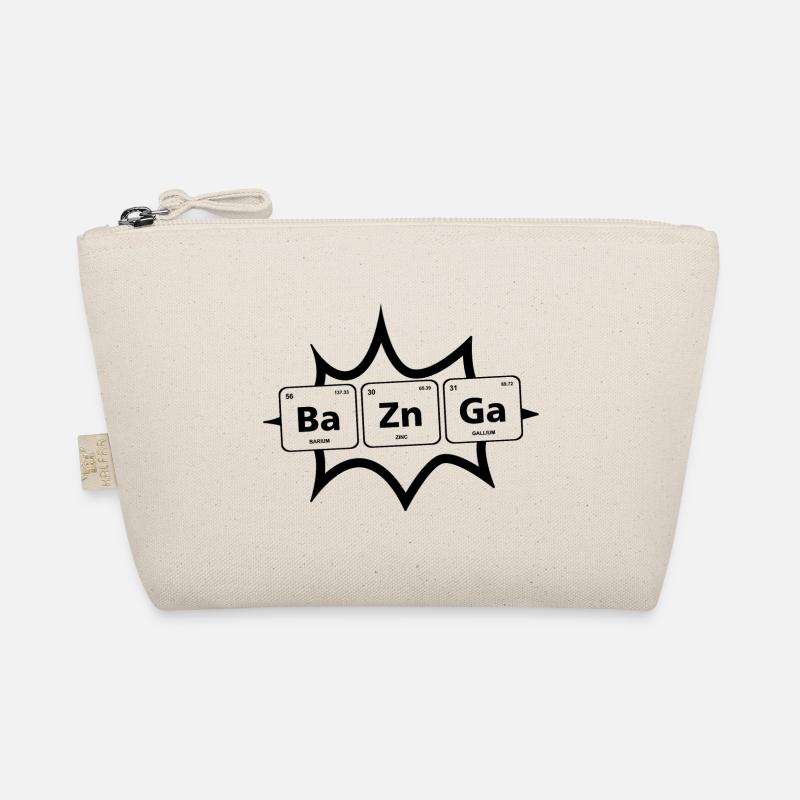 Ba Zn Ga Comic Periodic Table Element Genius Organic Pouch