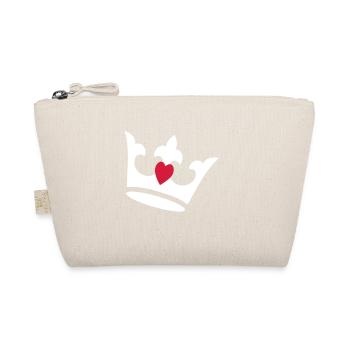 crown, heart - Organic Pouch - nature - Front