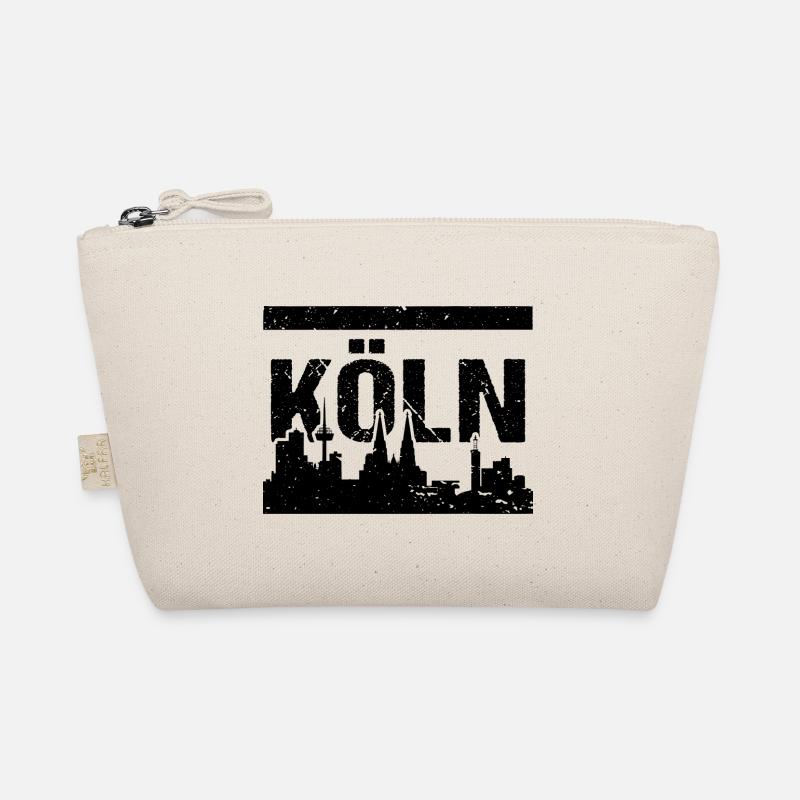 Köln Skyline - Bio-Täschchen - Natur