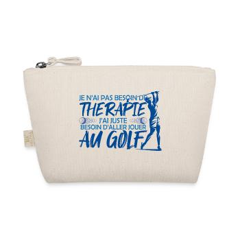 Golf joueur Cadeau joueur Golf sport golf sport !! - Trousse biologique - nature - Devant