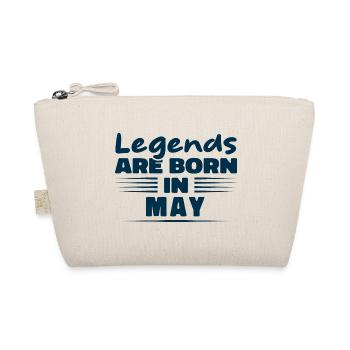 Legends are born in May - Organic Pouch - nature - Front