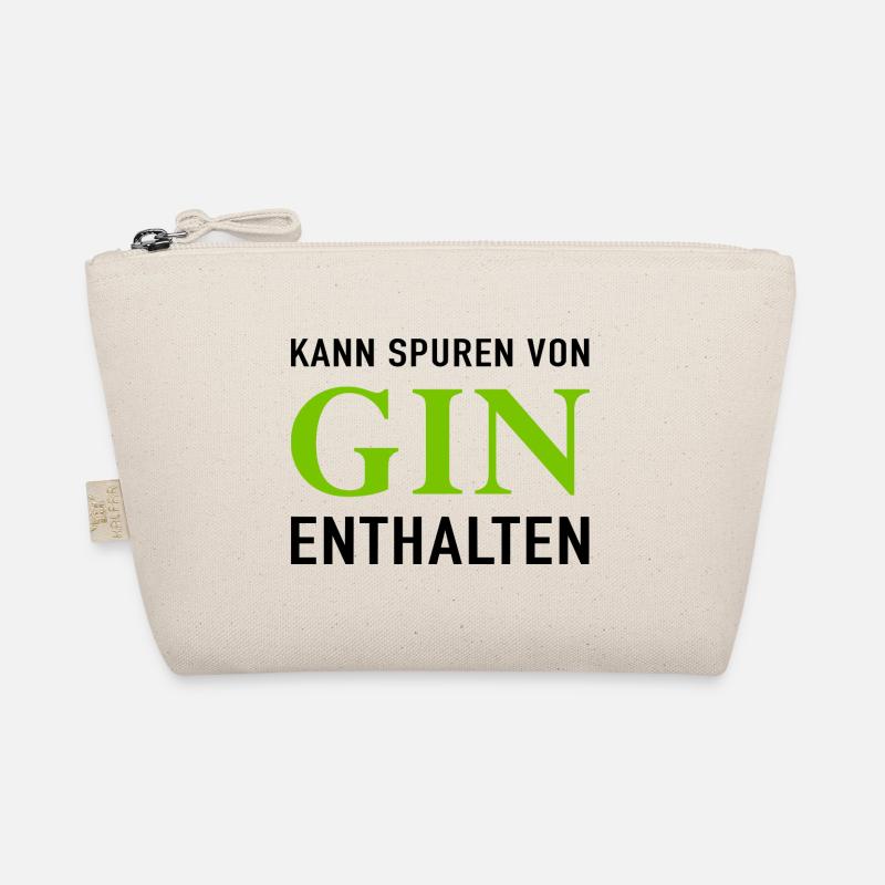 Kann Spuren Von Gin Enthalten - Bio-Täschchen - Natur