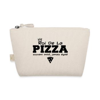 Roi de la pizza | cadeau drôle pizzaiolo - Trousse biologique - nature - Devant