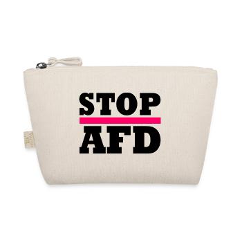 Stop afd - Bio-Täschchen - Natur - Vorne